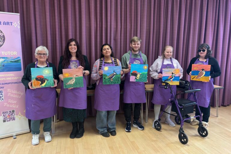 Painting Shetland’s ‘species on the edge’ with Youth Panellist Christine
